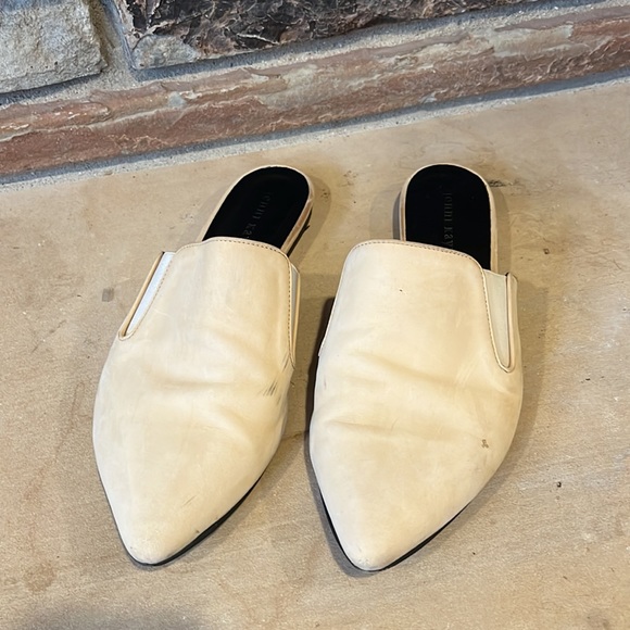 Jenni Kayne Shoes Jenni Kayne Oiled Leather Mule In Natural Poshmark